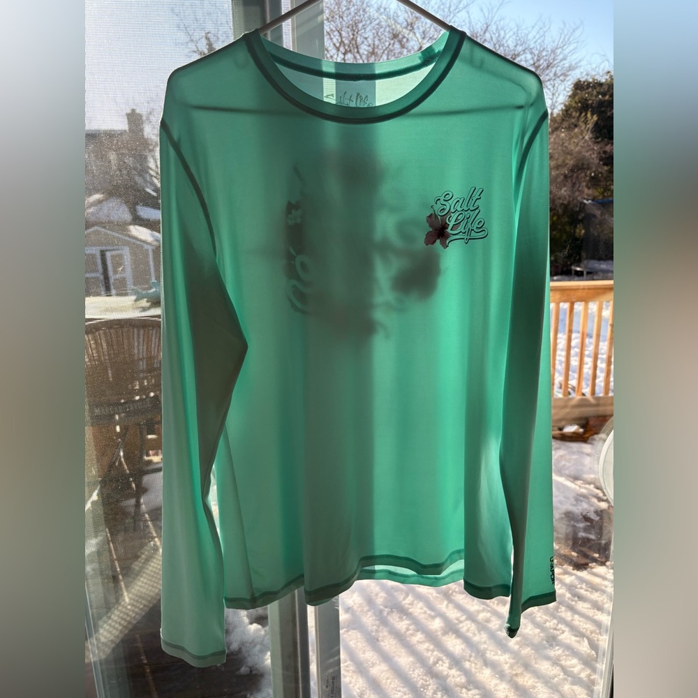 Salt Life Women's Aqua Long Sleeve Tee